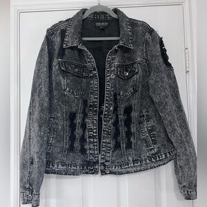 Distressed Denim Jacket